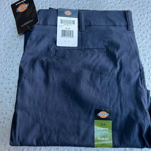 Brand new dickies twill slim fit boot cut pants for woman